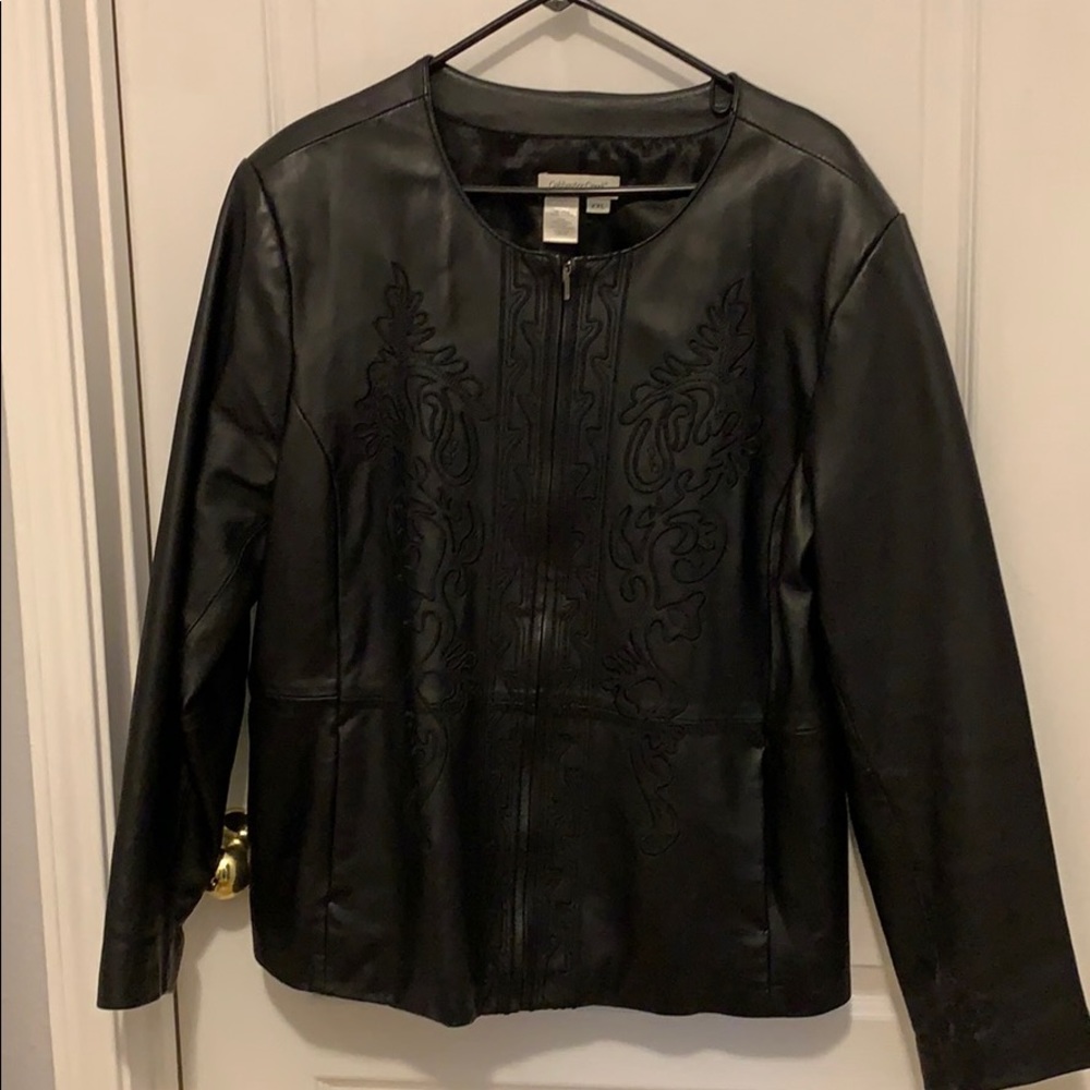Coldwater Creek leather jacket